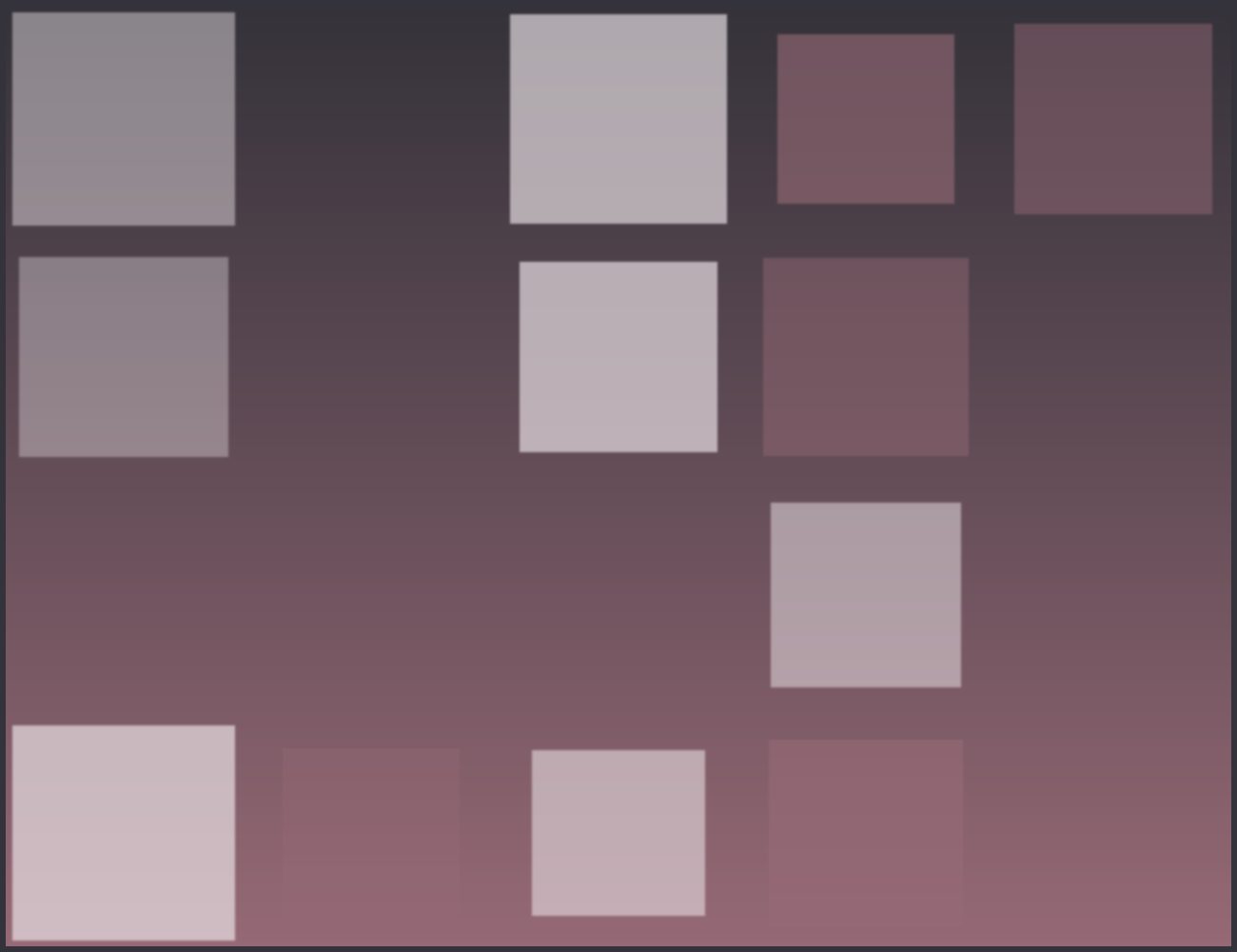 Dusty pink squares scattered across a slate ground.